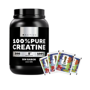 Pack 4Active Creatina 1 Kg + 4 Sobres Mundial 2026 GRATIS