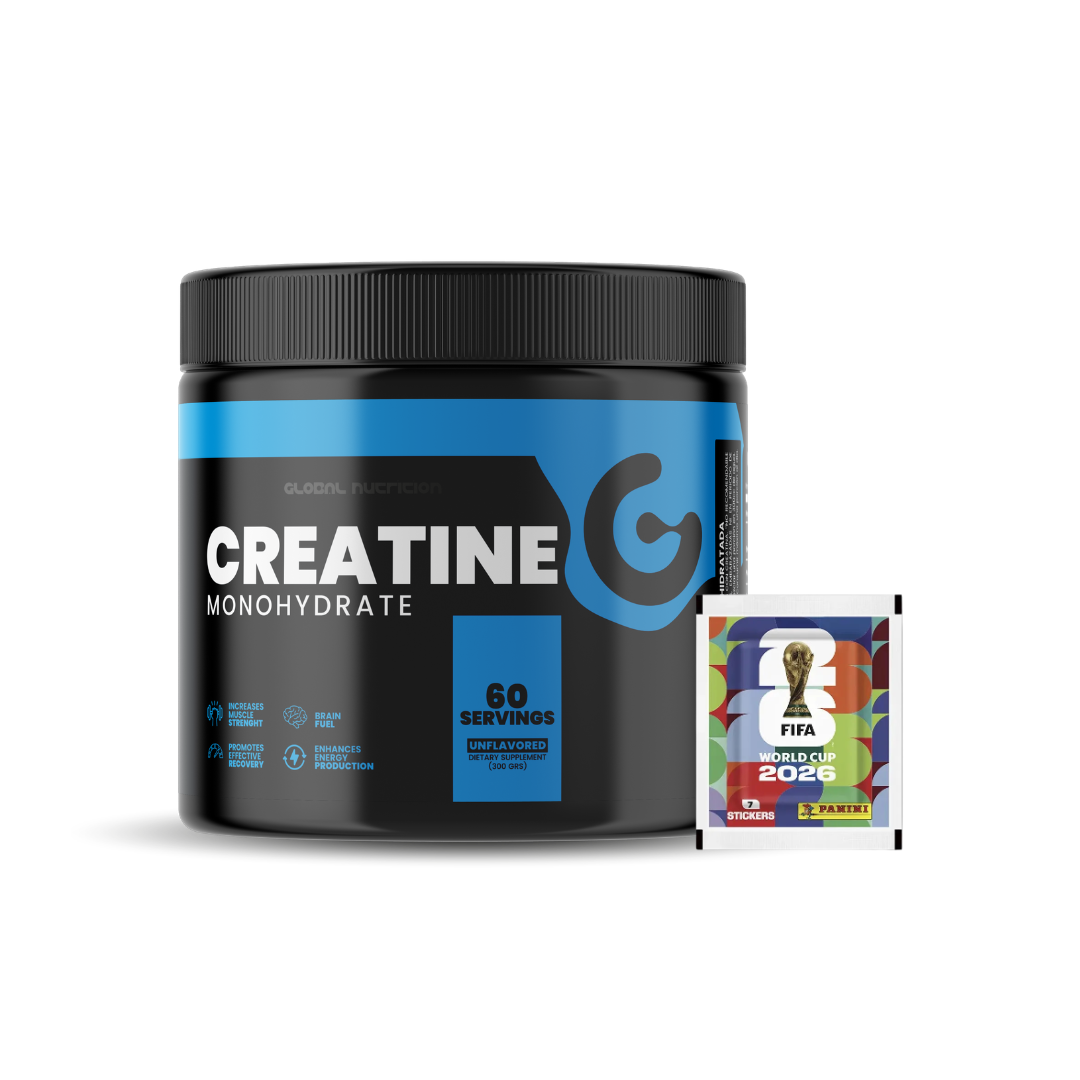 Pack Global Creatina 300 Grs + 1 Sobre Mundial 2026 GRATIS