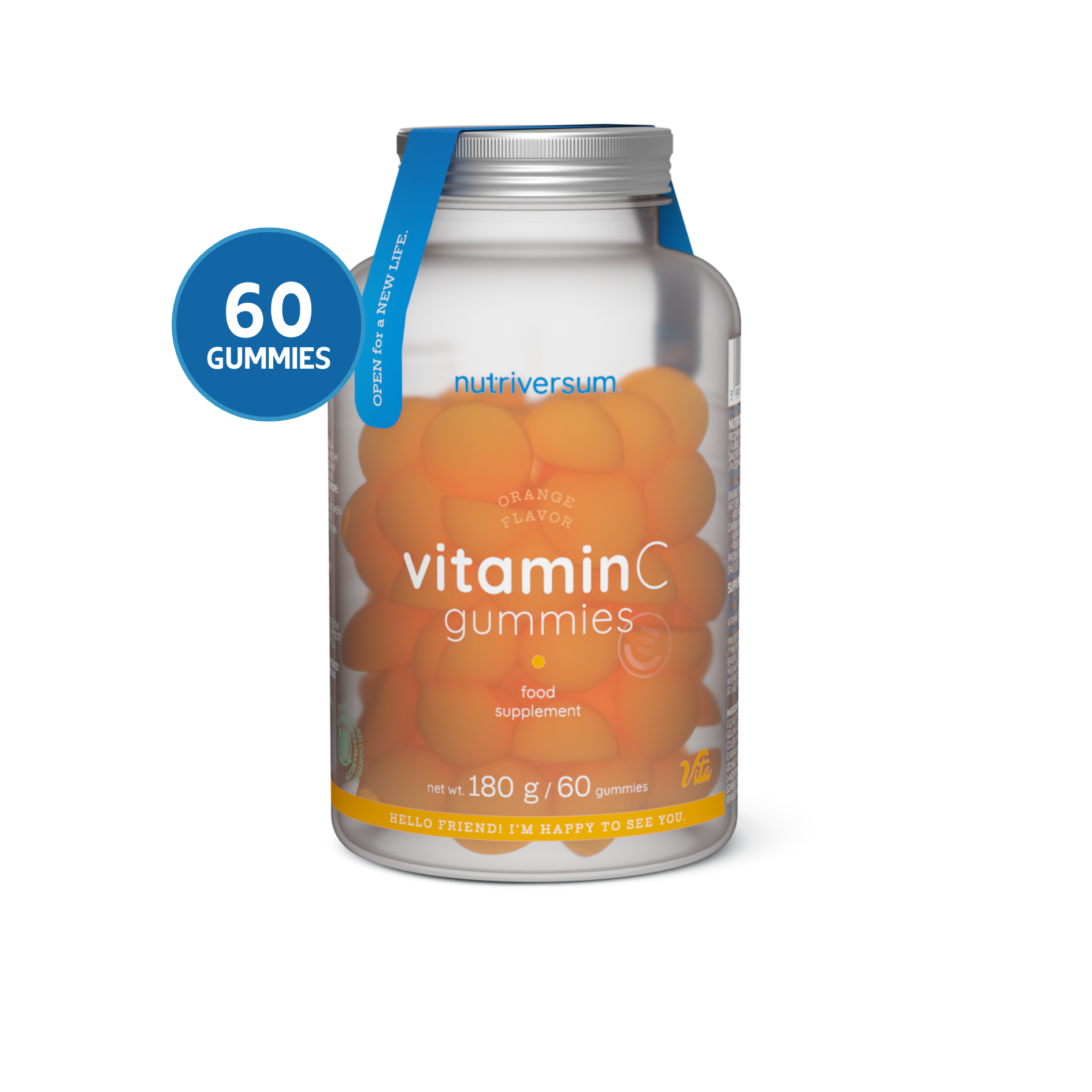 Vitamin C Gummies - Nutriversum - 180g / 60 Gummies