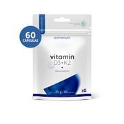 Vitamin D3+K2 - Nutriversum - 29g / 60 Cápsulas