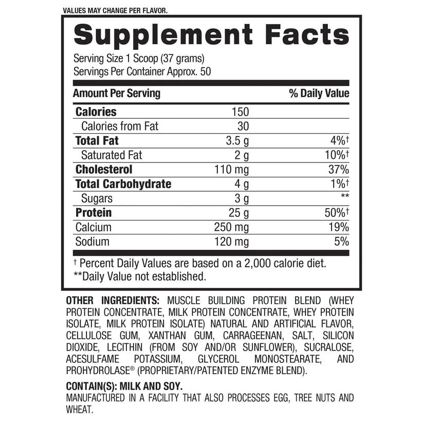 WHEY-HD BPI Protein 50 Servicios