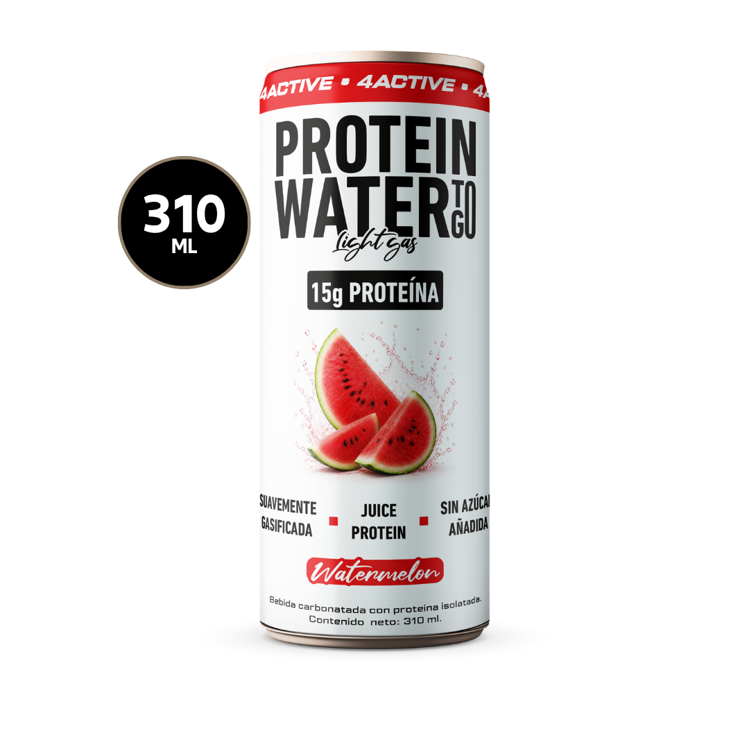 4Active Protein Water To Go Light Gas 15g Proteína 310 ml | Bebida Proteica