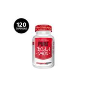 Puretech Pure BCAA 2400 Aminoácidos Ramificados | 120 Cápsulas · Recuperación Muscular