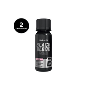 BioTechUSA Black Blood Shot Pre-Entreno Concentrado 60 ml | Energía Explosiva y Pump