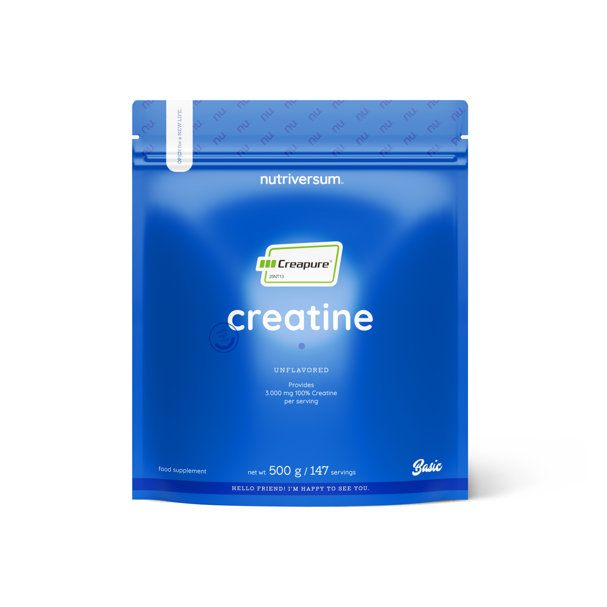 Nutriversum Creatina Creapure 100% Pura 500 g | 147 Servicios · Calidad Alemana · Fuerza