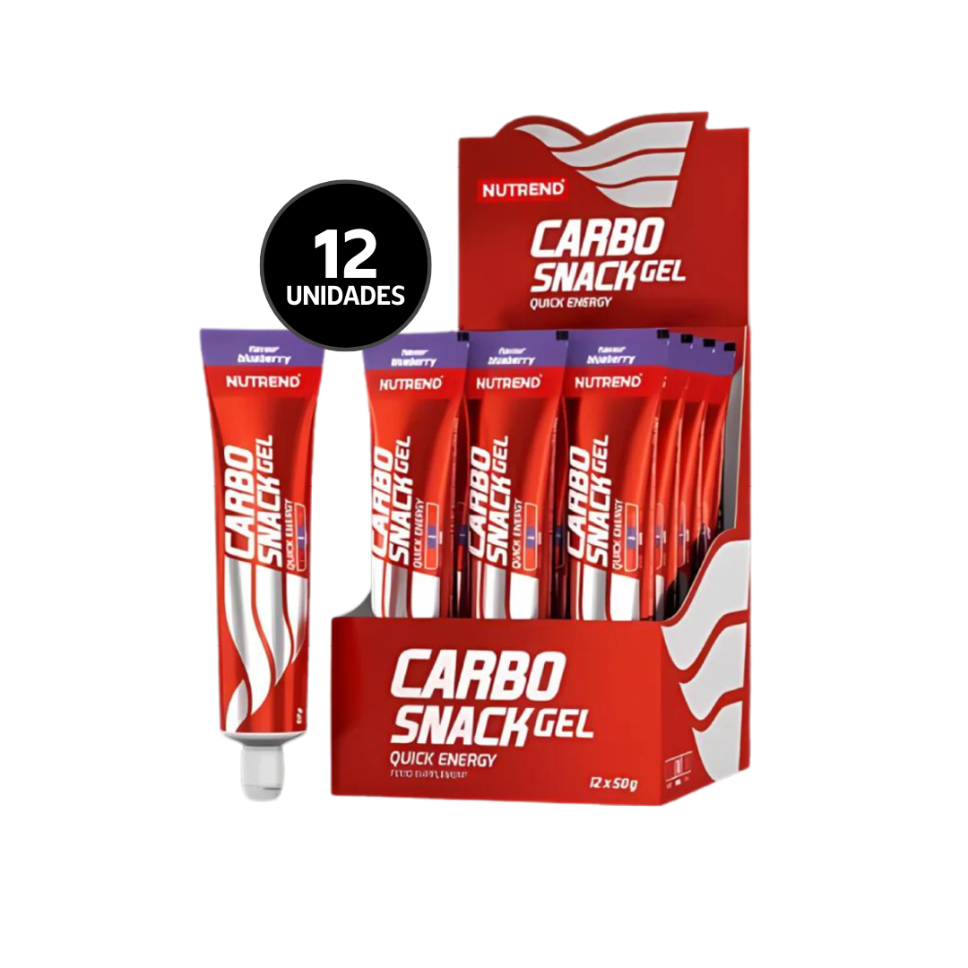 Nutrend Carbosnack Gel Energético Tubo Caja 12 | 31 g Carbohidratos · Resistencia