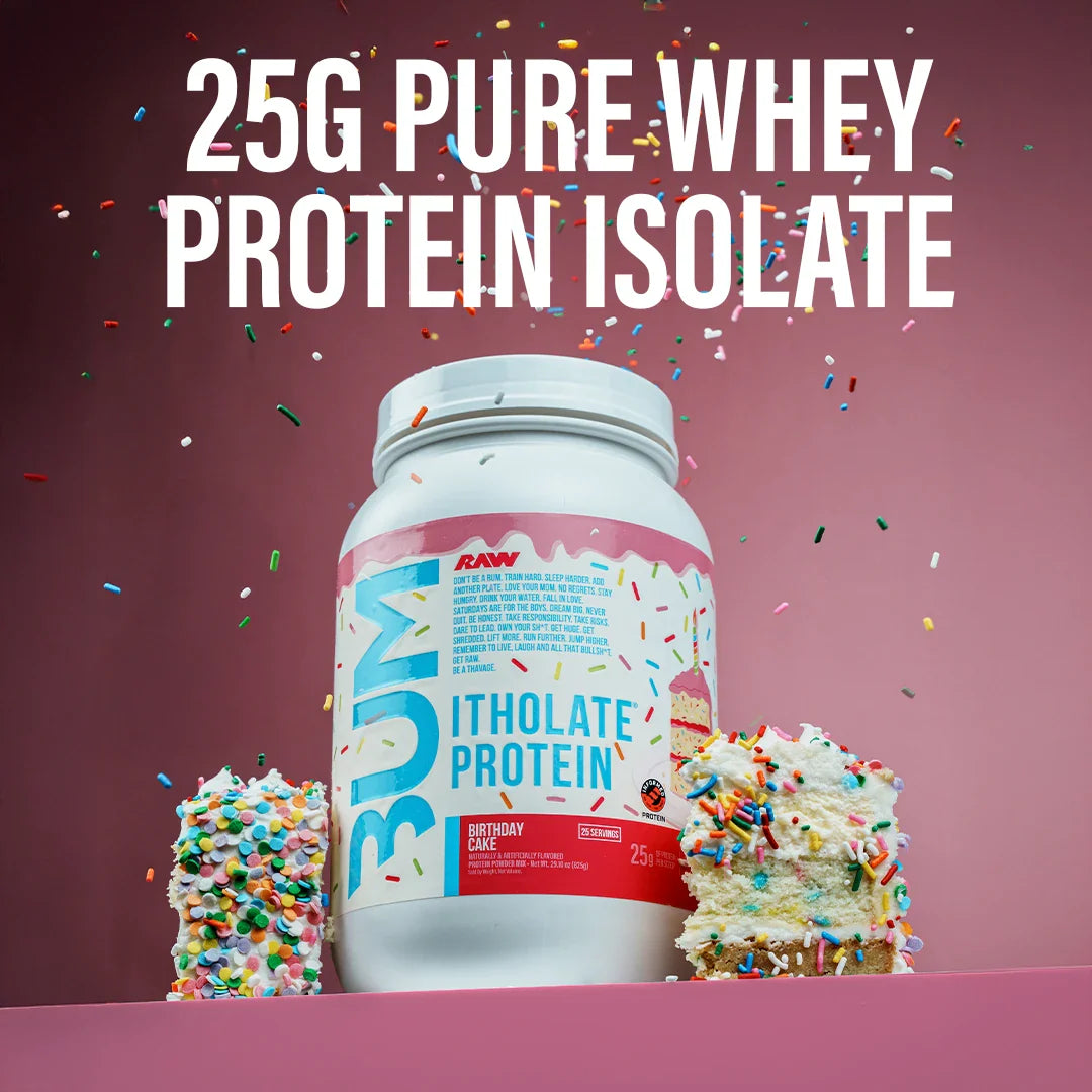 RAW Nutrition CBum Itholate Protein 2 lb | 25 Servicios · Whey Isolate · Alta Pureza y Absorción