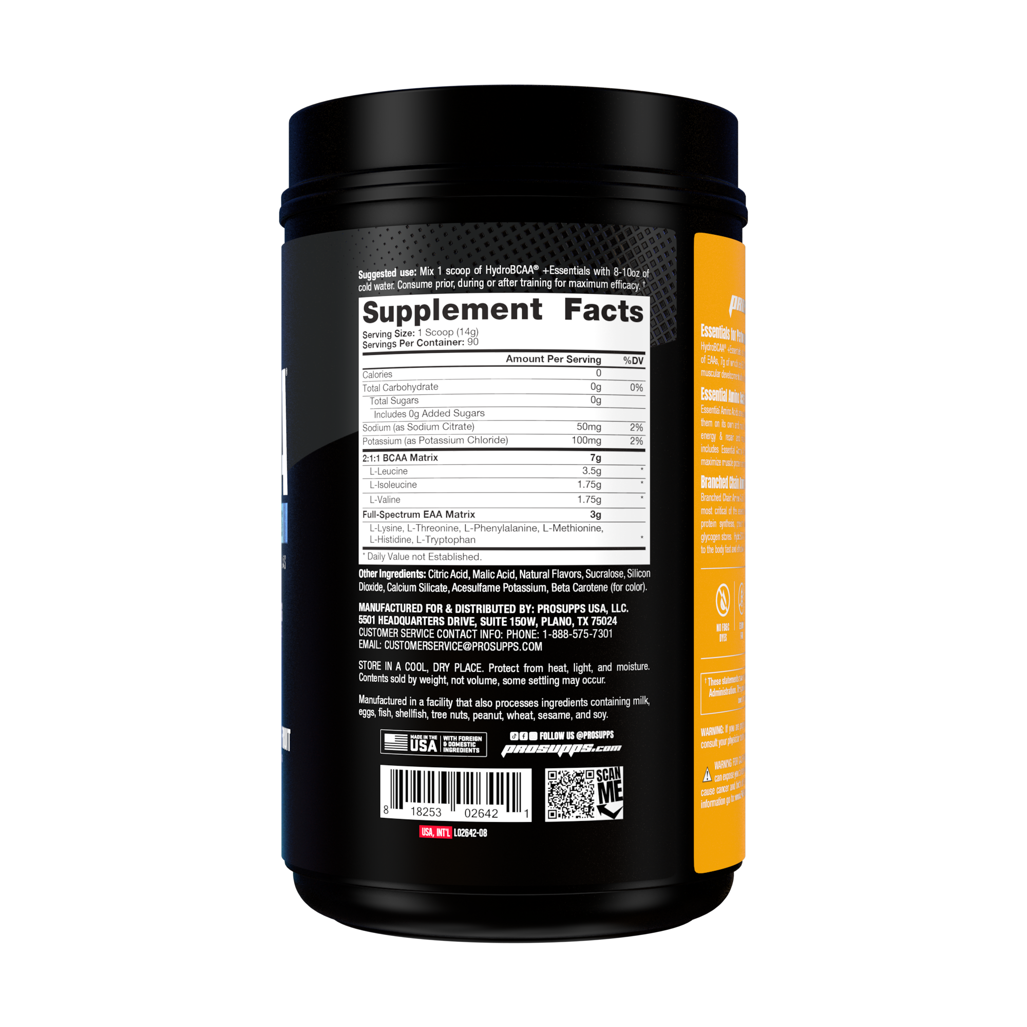 PS Hydro BCAA Plus Essentials 90 Servicios