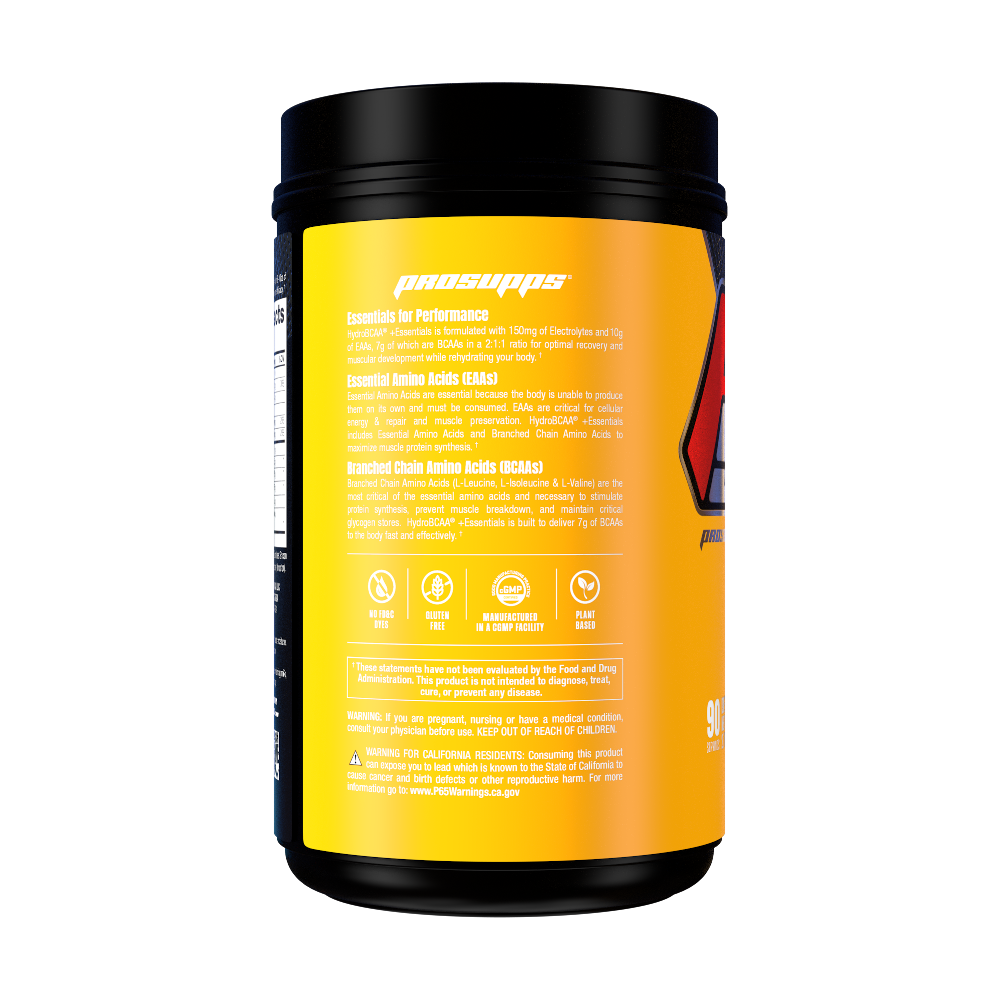 PS Hydro BCAA Plus Essentials 90 Servicios