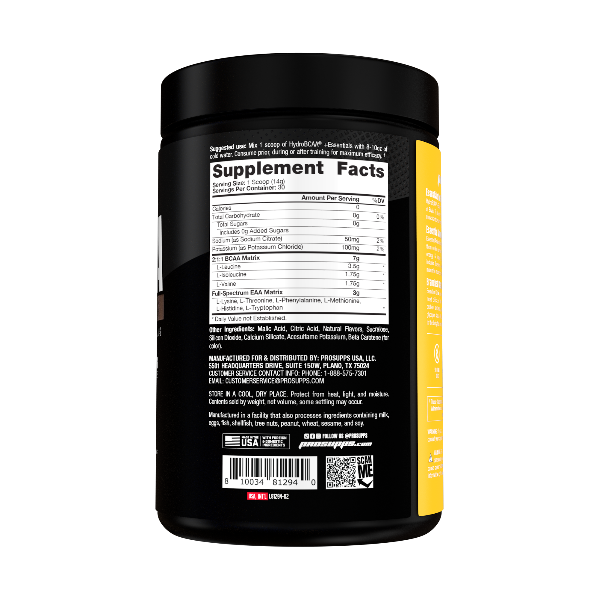 Ps Hydro BCAA Plus Essentials 30 servicios