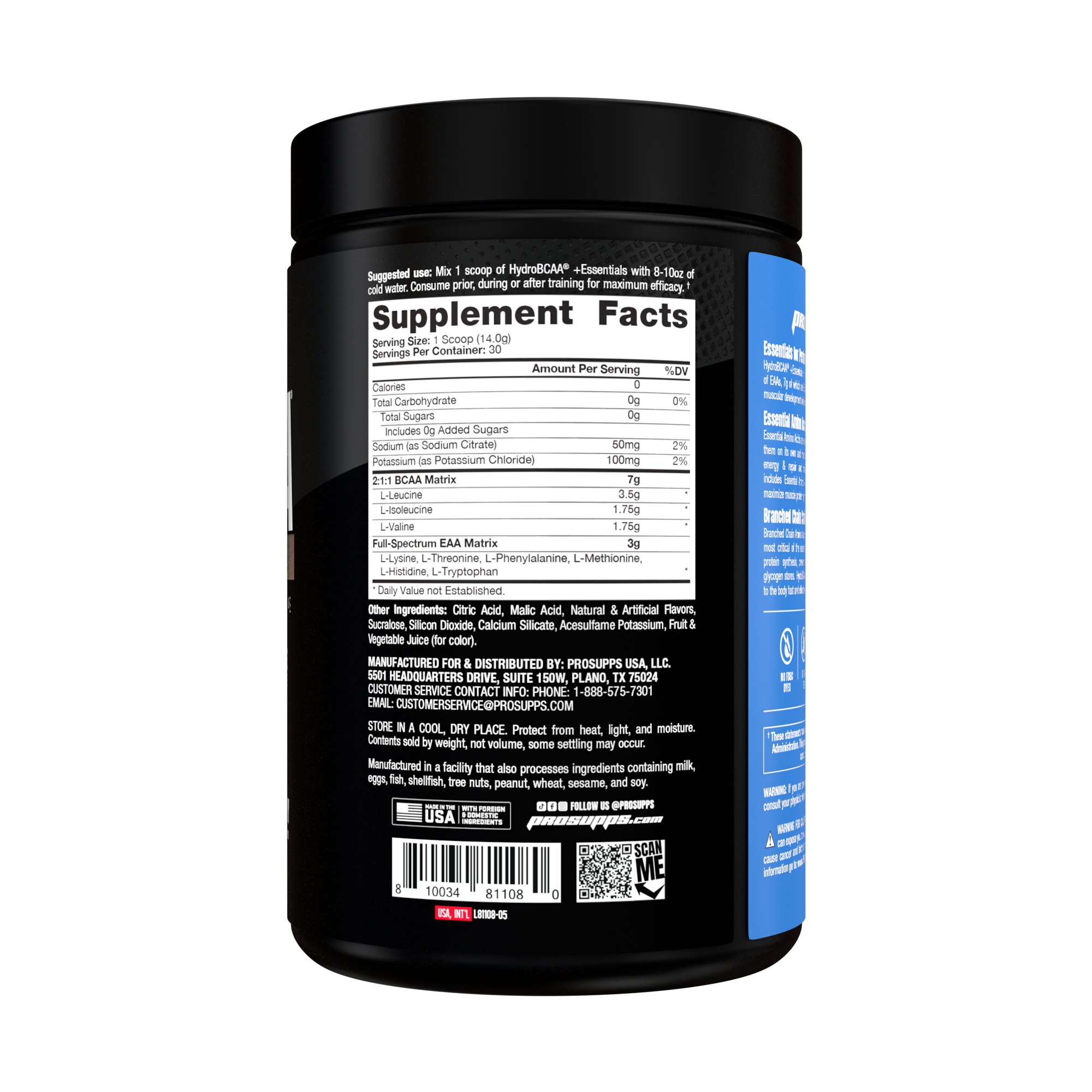 Ps Hydro BCAA Plus Essentials 30 servicios