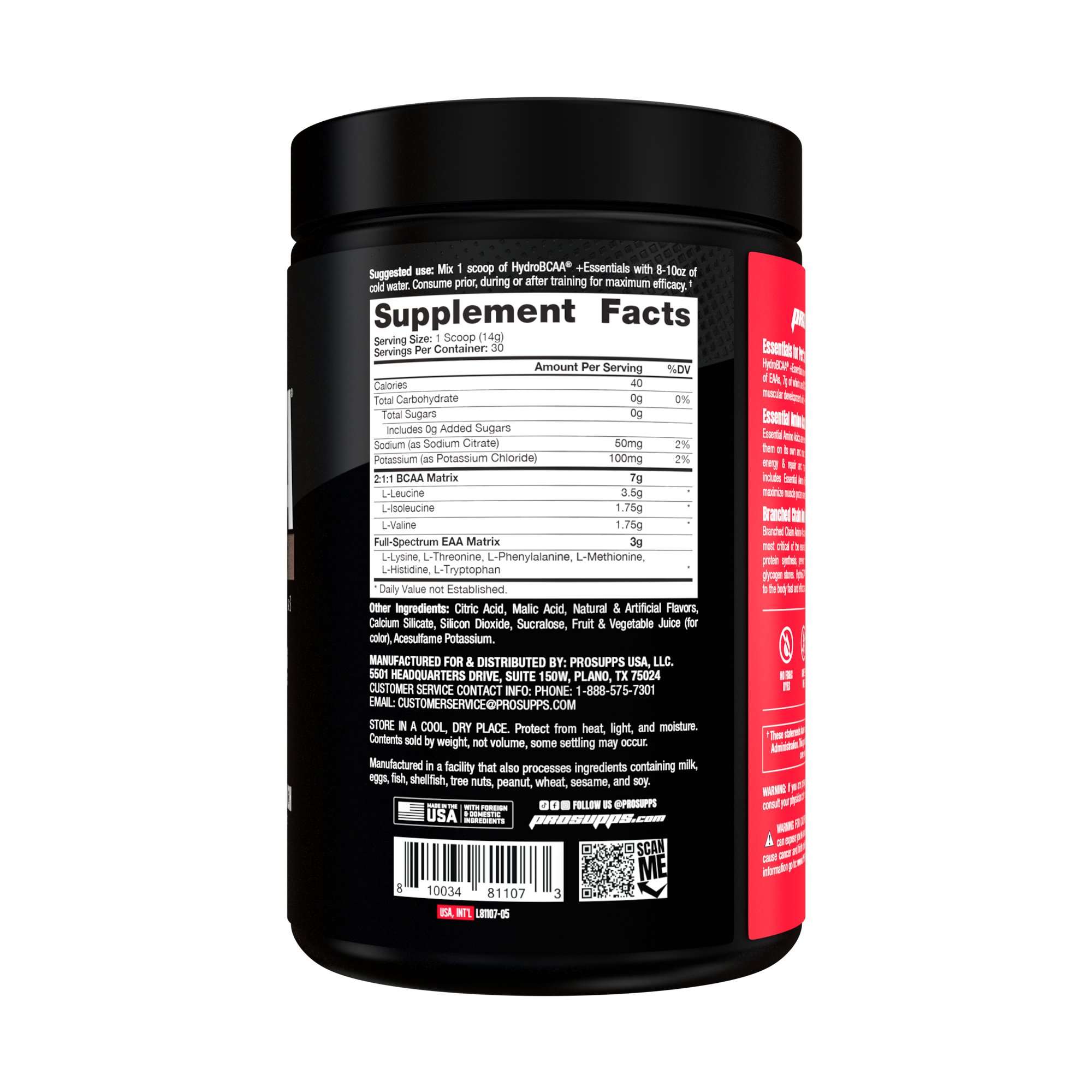 Ps Hydro BCAA Plus Essentials 30 servicios