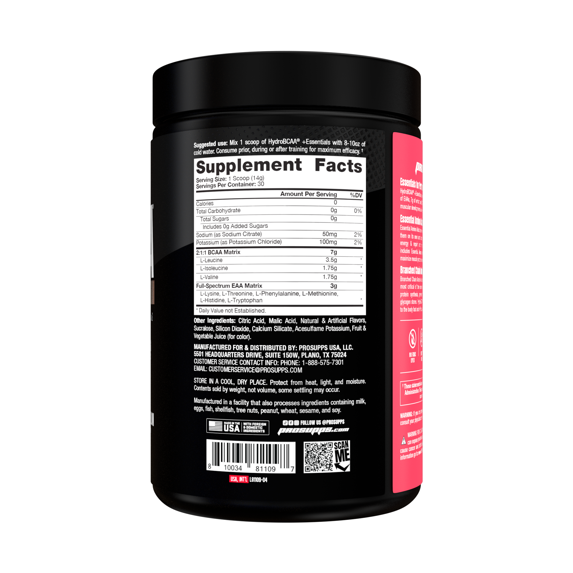 Ps Hydro BCAA Plus Essentials 30 servicios
