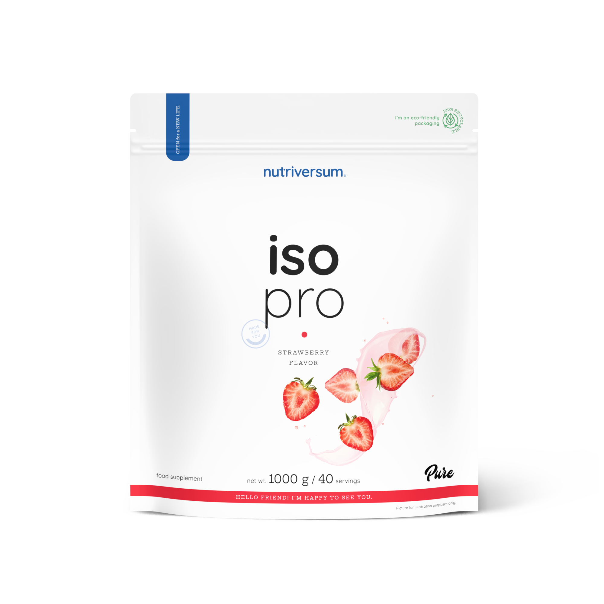 Proteína Iso Pro - Nutriversum - 1000g / 40 Servicios
