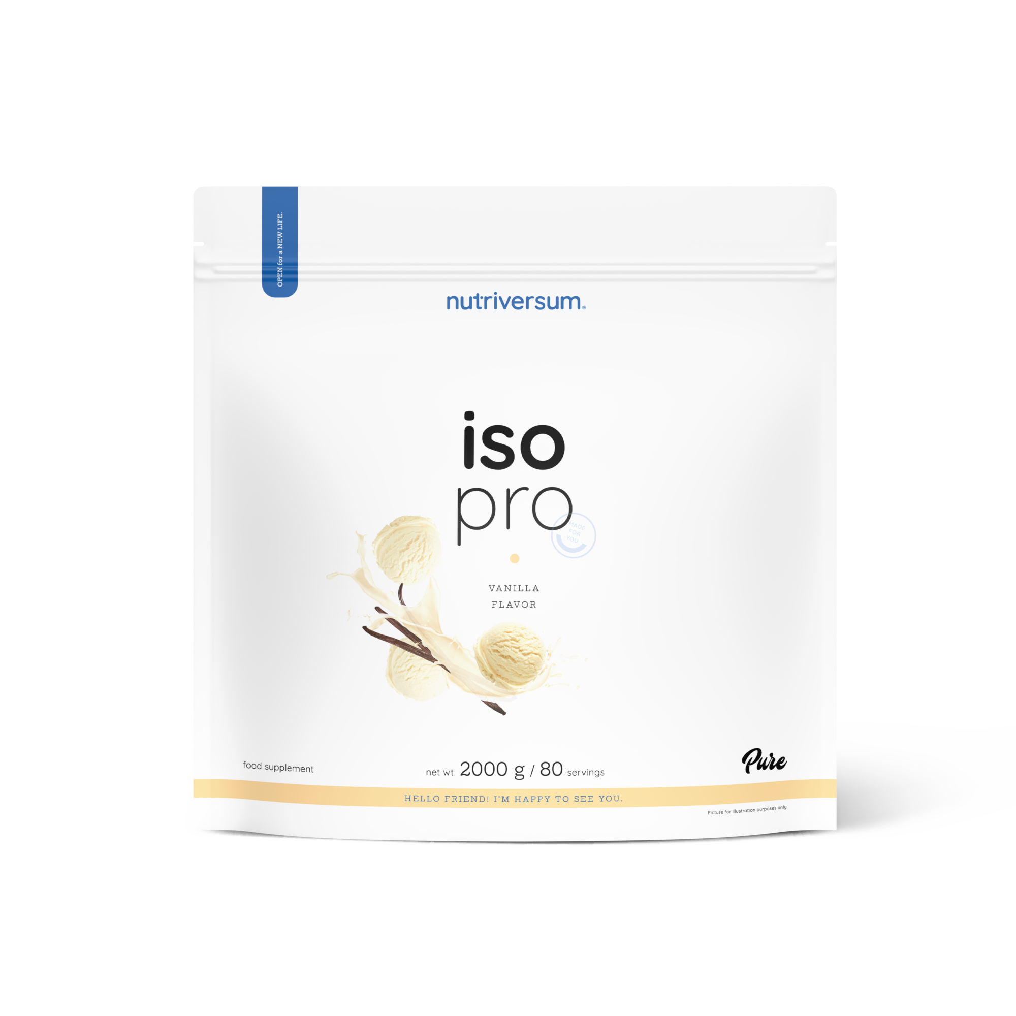 Proteína Iso Pro - Nutriversum - 2000g / 80 Servicios