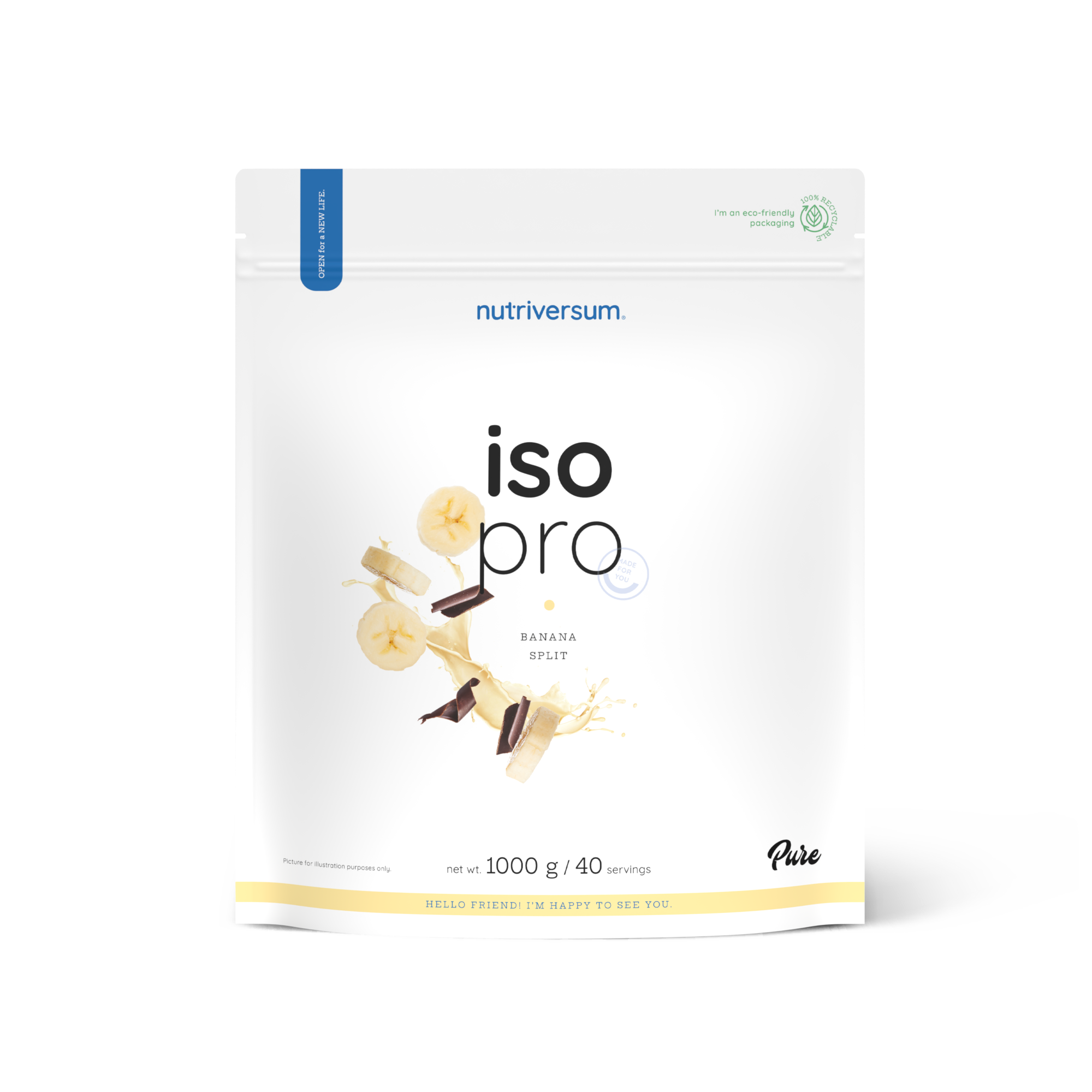 Proteína Iso Pro - Nutriversum - 1000g / 40 Servicios