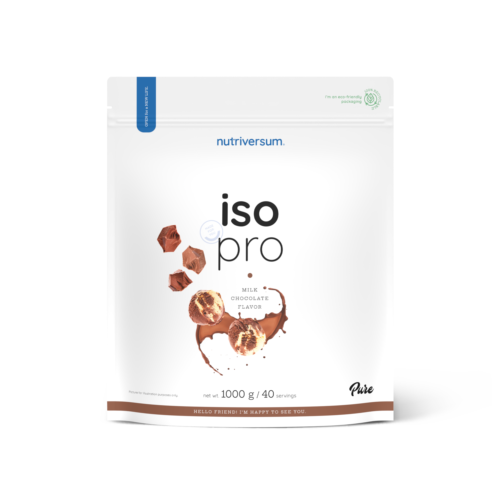 Proteína Iso Pro - Nutriversum - 1000g / 40 Servicios