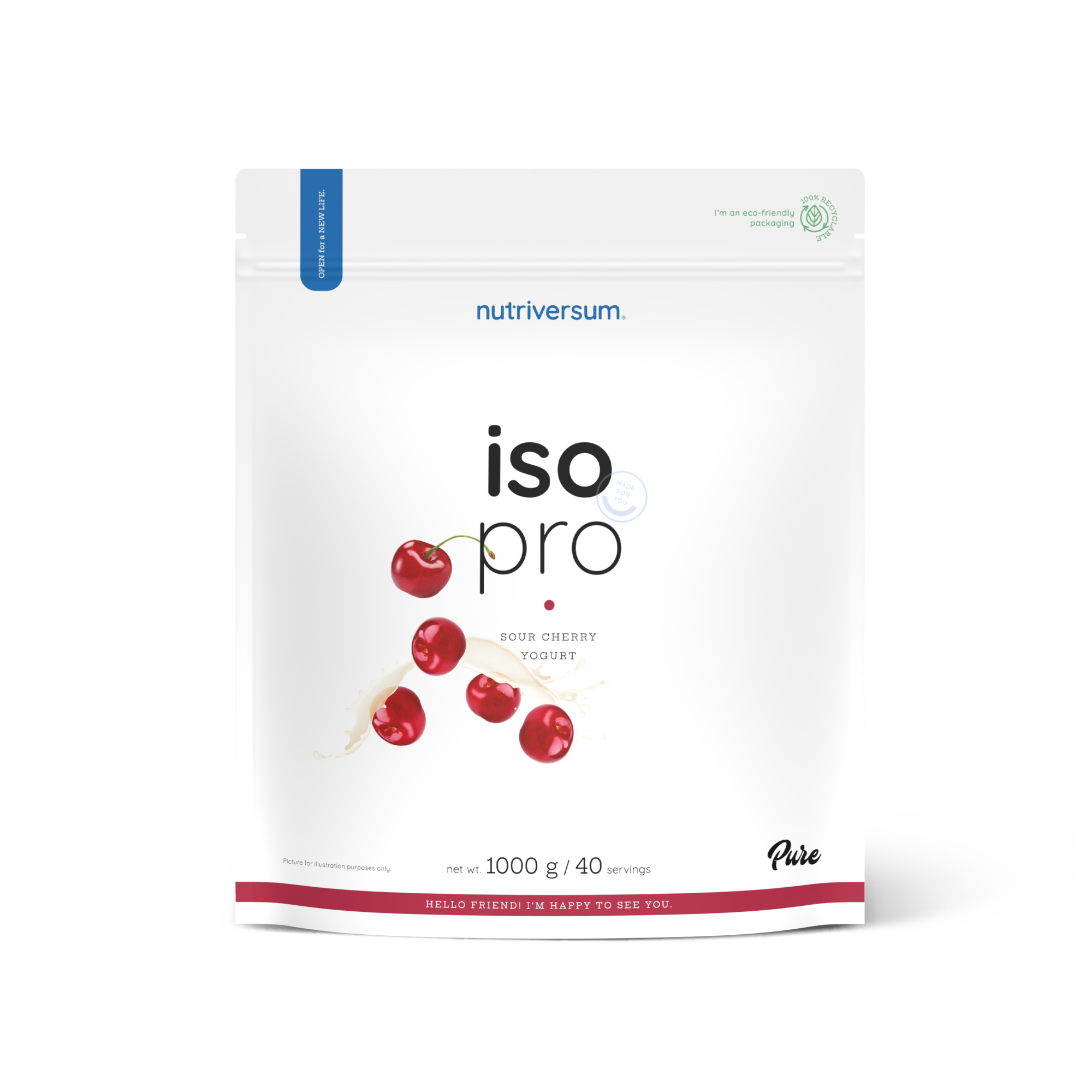 Proteína Iso Pro - Nutriversum - 1000g / 40 Servicios