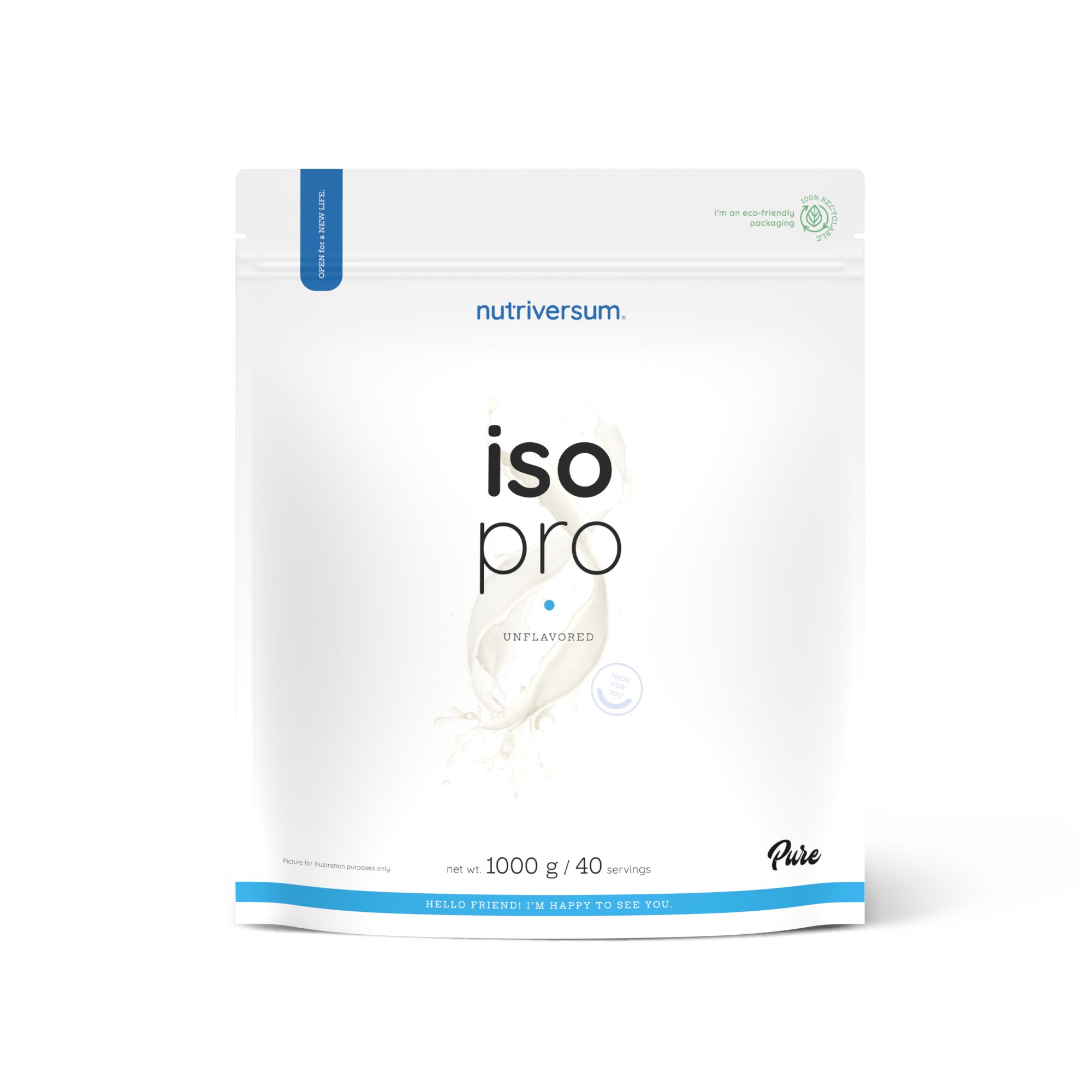 Proteína Iso Pro - Nutriversum - 1000g / 40 Servicios
