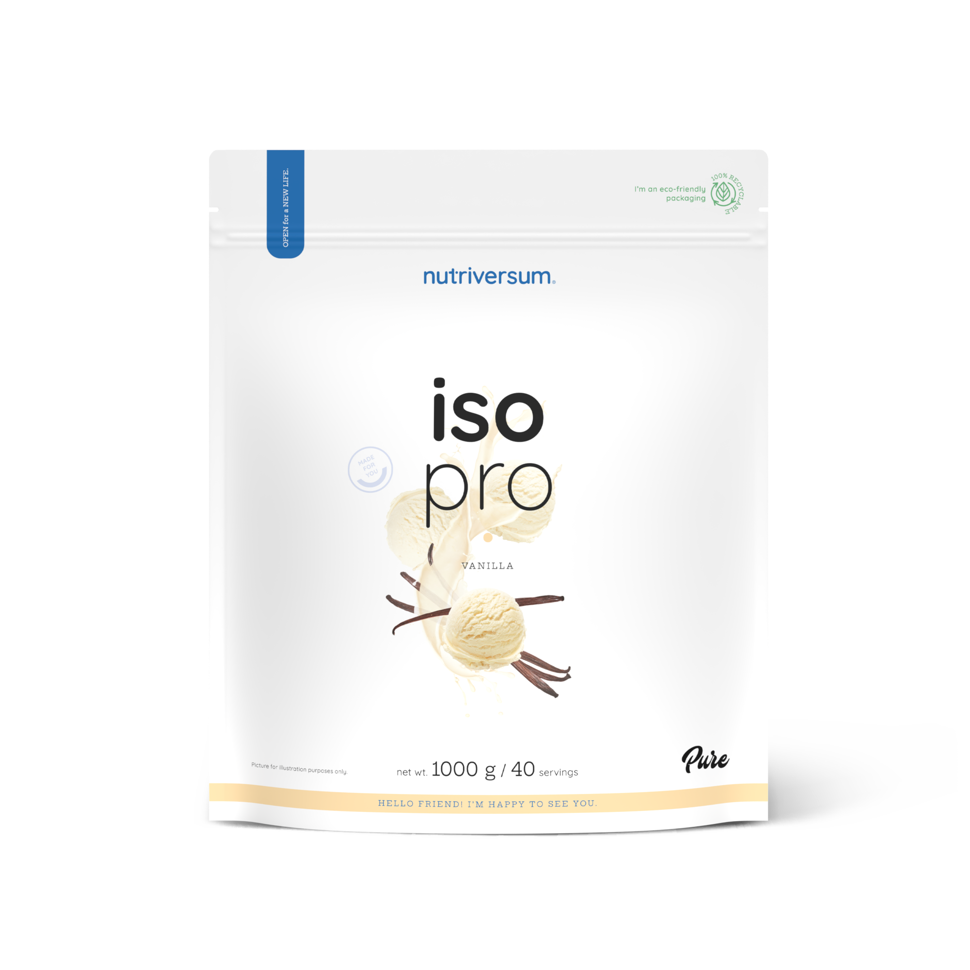 Proteína Iso Pro - Nutriversum - 1000g / 40 Servicios