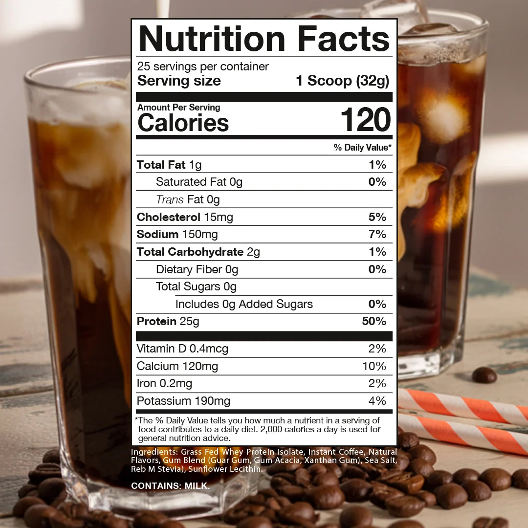 RAW Nutrition Iso Protein Grass Fed 2 lb | 25 Servicios · Whey Isolate de Alta Calidad · Proteína Pura