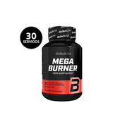 BioTechUSA Mega Burner Quemador Sin Cafeína | 90 Tabletas · Termogénico Natural