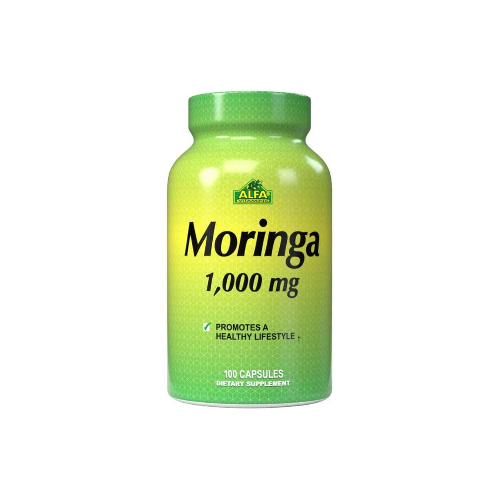 Alfa Vitamins Moringa 1000 Mg 100 Caps