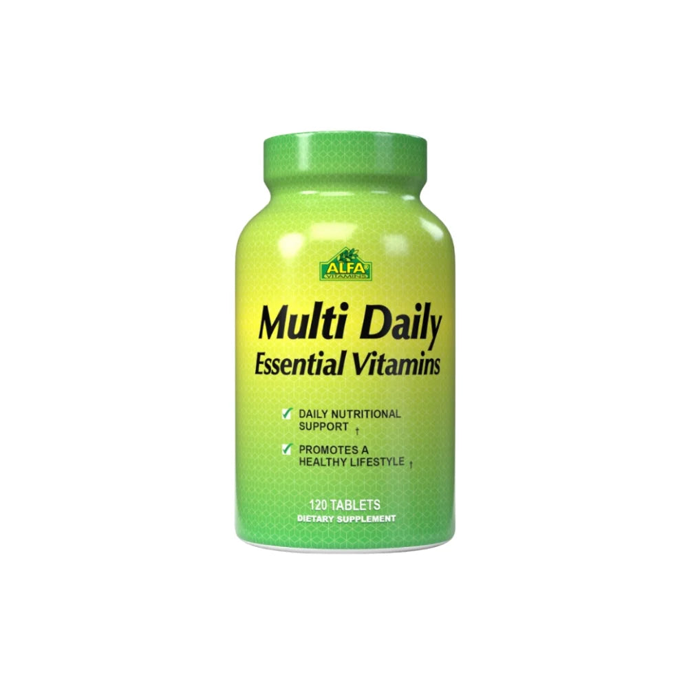 Alfa Vitamins Multi Daily Essential Vitamins 120 Tabs