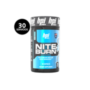 BPI Sports Nite Burn Quemador de Grasa Nocturno | 30 Cápsulas · Sin Estimulantes