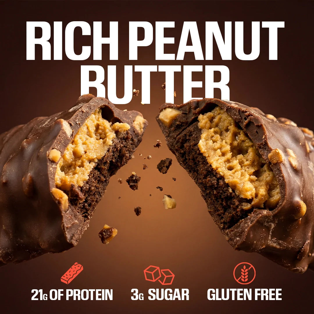RAW Nutrition Protein Bar 12 Pack | Barras de Proteína · Snack Alto en Proteína - 21 gramos de proteína