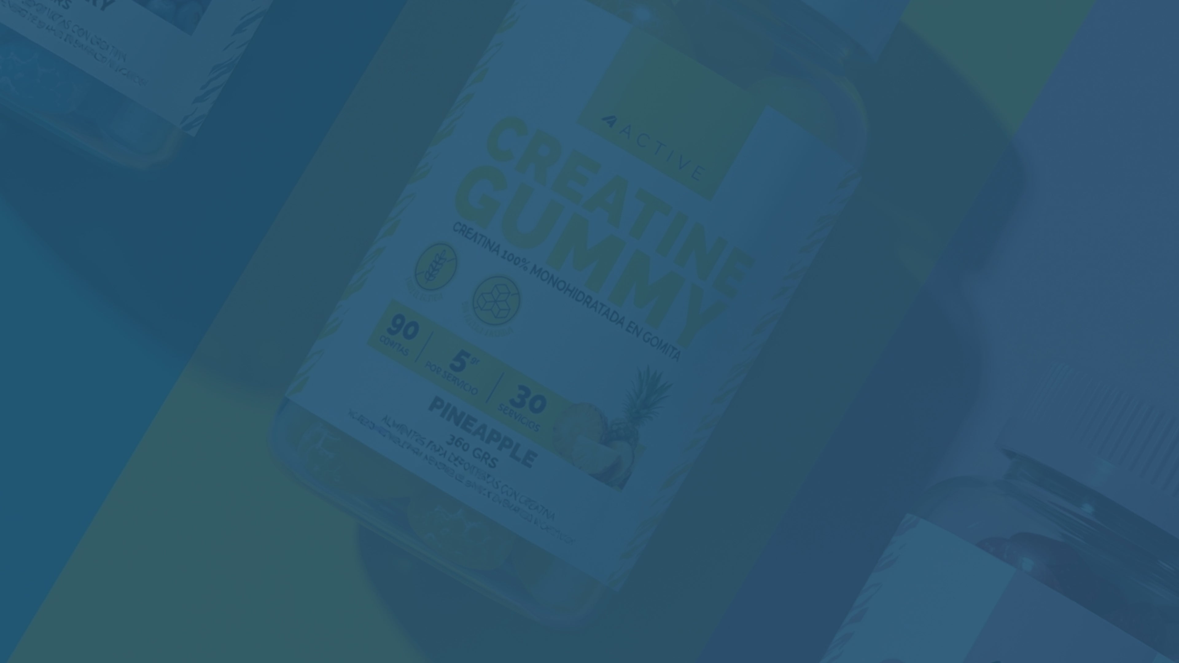 Cargar vídeo: 4Active Creatine Gummy Monohidratada 90 Gomitas | 30 Servicios · 5g Creatina (3 gomitas)