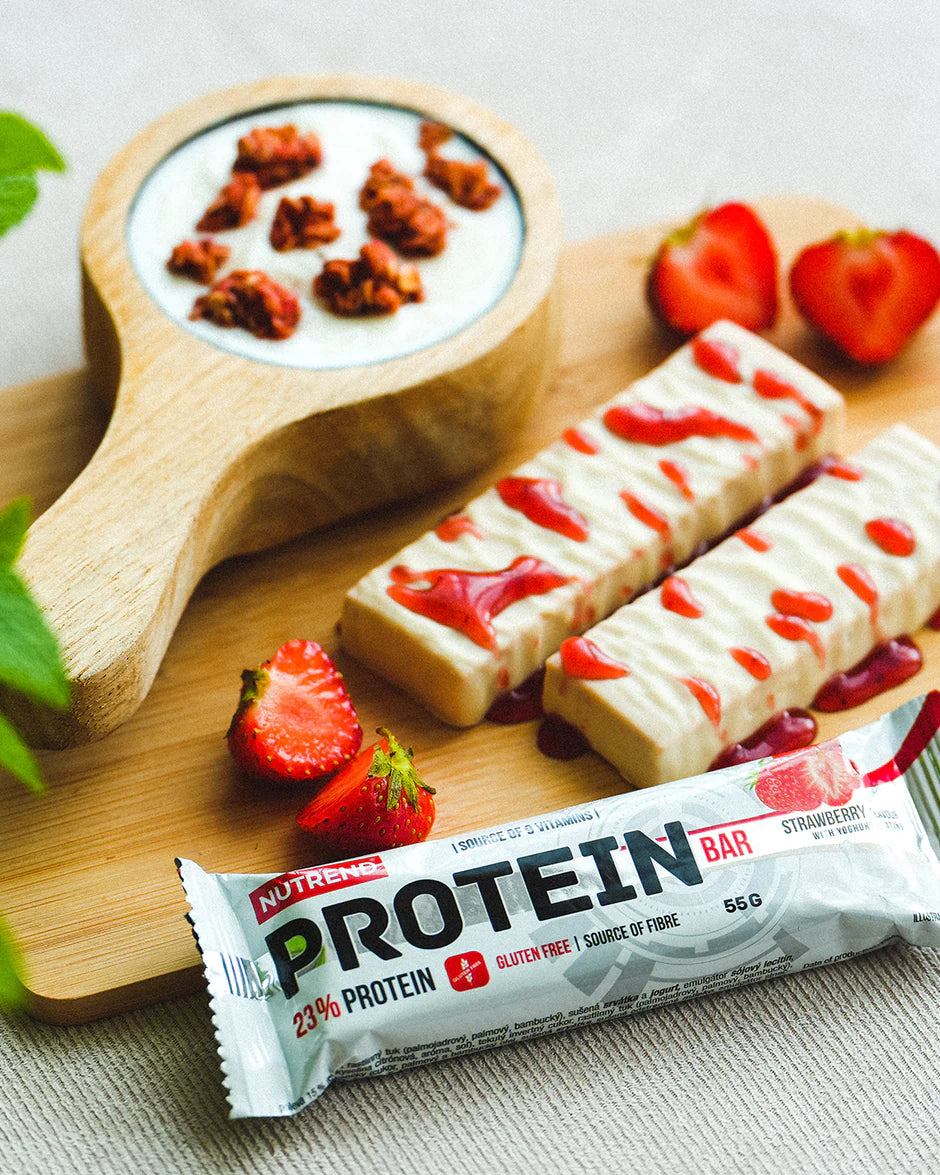 Nutrend Protein Bar Caja 24 Unidades | 13 g Proteína · Snack con 9 Vitaminas