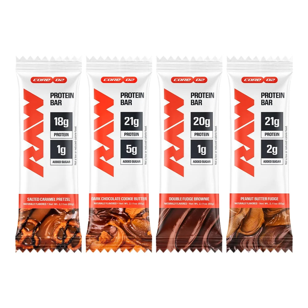 RAW Nutrition Protein Bar (Unidad) | Barras de Proteína · Snack Alto en Proteína - 21 gramos de proteína
