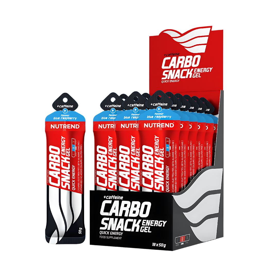 Carbosnack Gel Energy Sachet Con Cafeína (caja 18 Unidades)