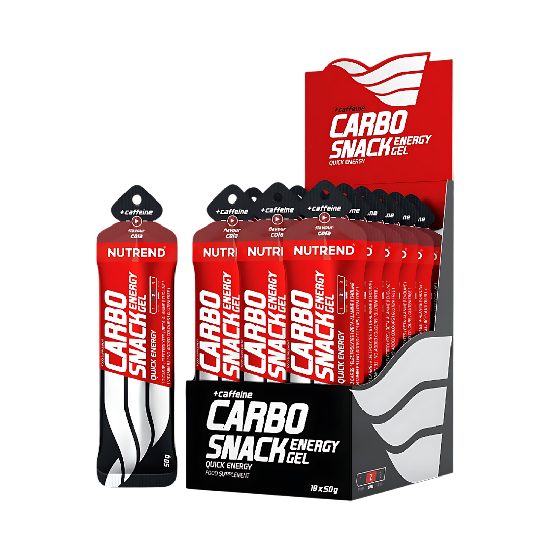 Carbosnack Gel Energy Sachet Con Cafeína (caja 18 Unidades)