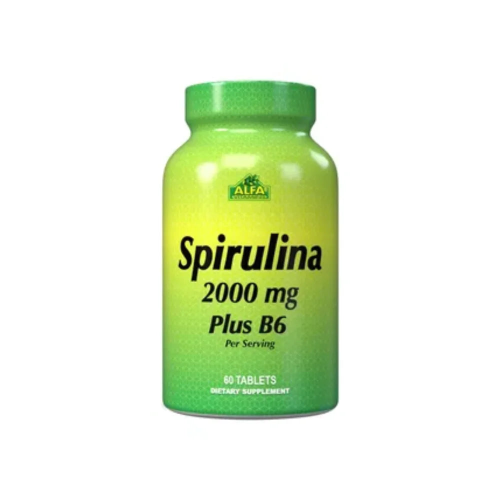 Alfa Vitamins Spirulina 2000mg 60 Tabs