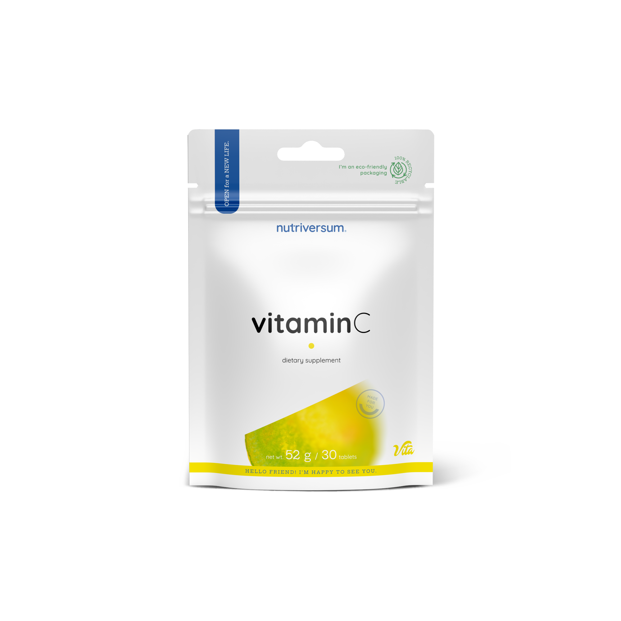 Vitamin C - Nutriversum - 52g / 30 Tabletas