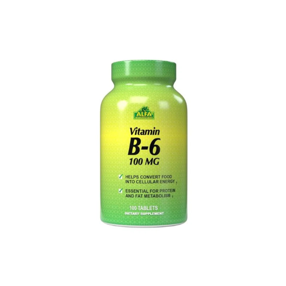 Alfa Vitamins Vitamina B-6 100 Mg 100 Tabs