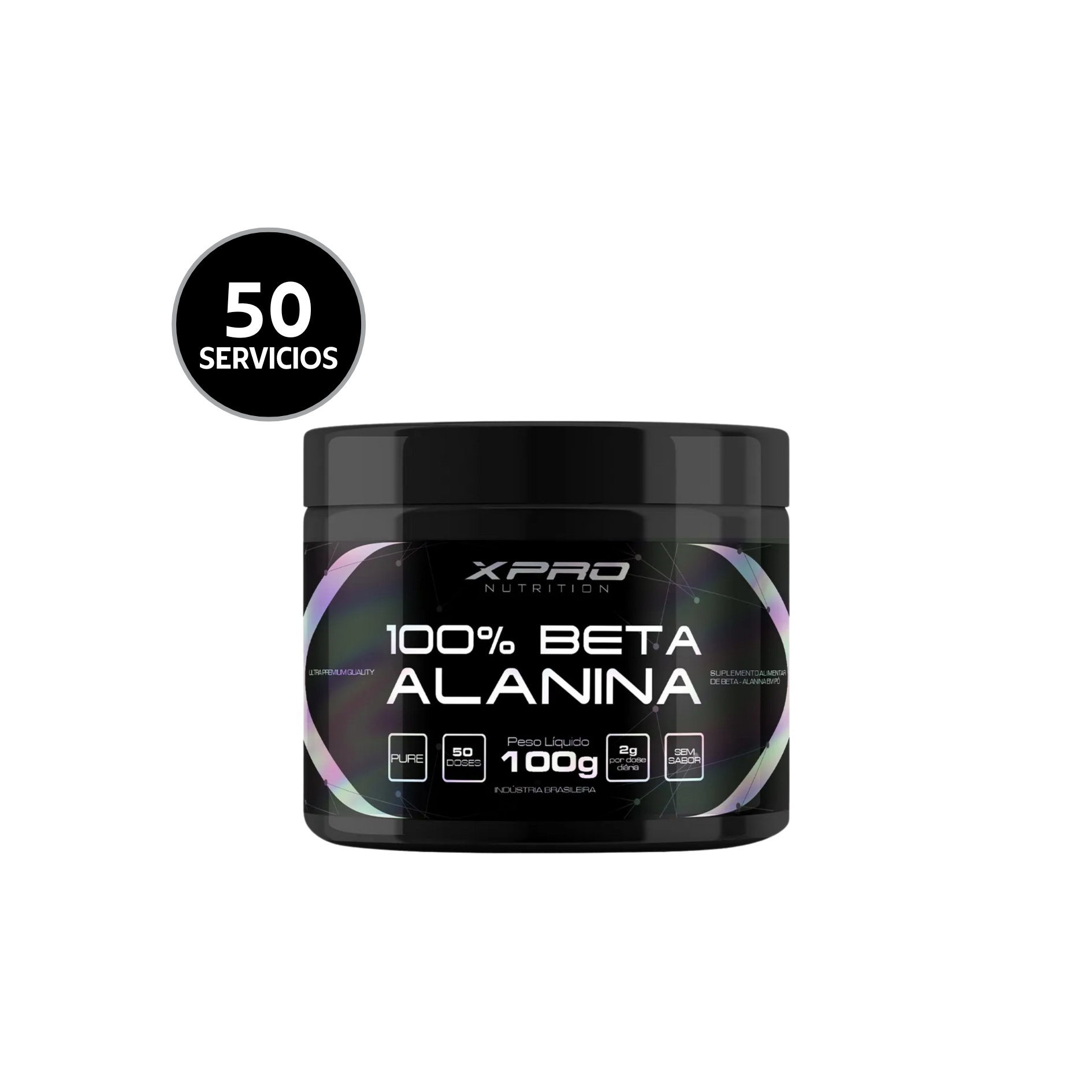 100% Beta Alanina Xpro Nutrition 100 gramos