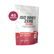 Proteína Whey Aislada Transparente Iso Whey Zero Clear BioTech USA | 1 kg · 40 Servicios